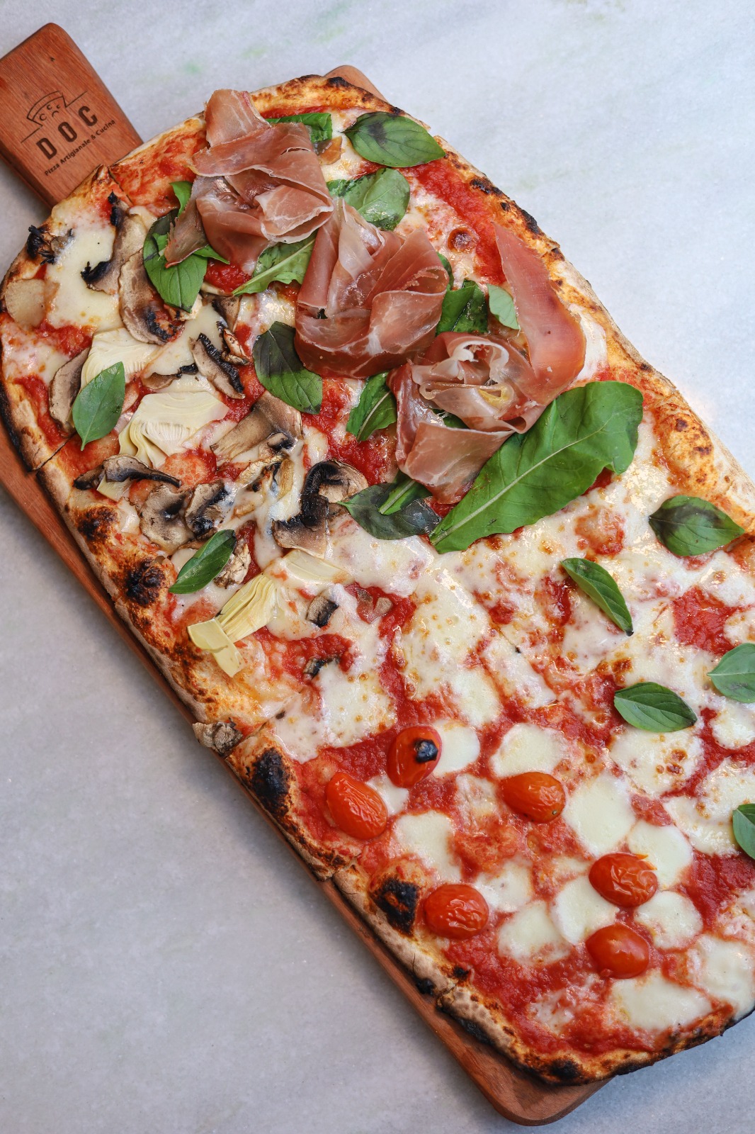 DOC Pizza Artigianale apresenta Pizza Romana em Fortaleza