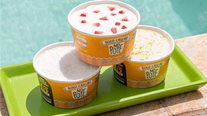 Bolo Caseiro no Pote refresca o verão