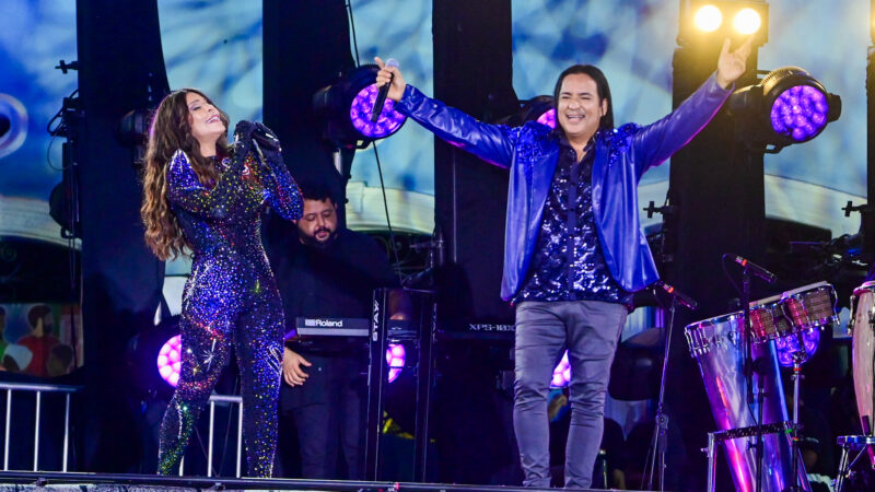 Silvânia & Berg gravam DVD histórico no Pelourinho