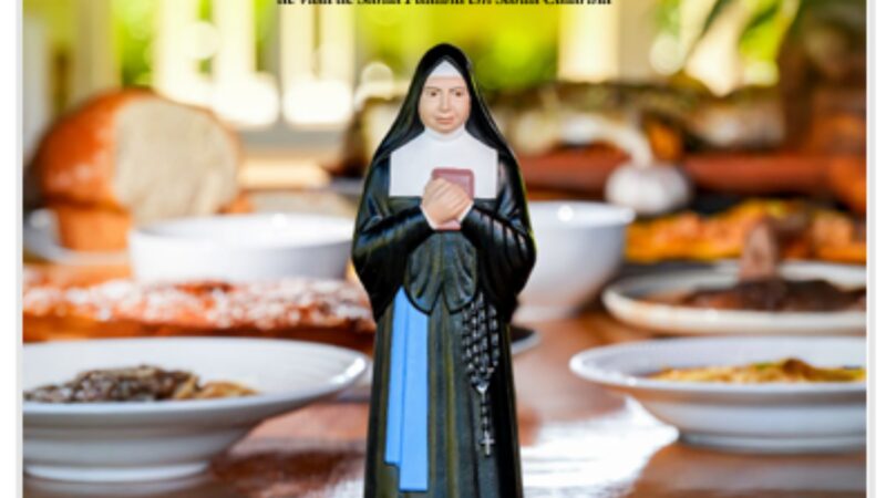 Livro sobre Santa Paulina destaca gastronomia regional