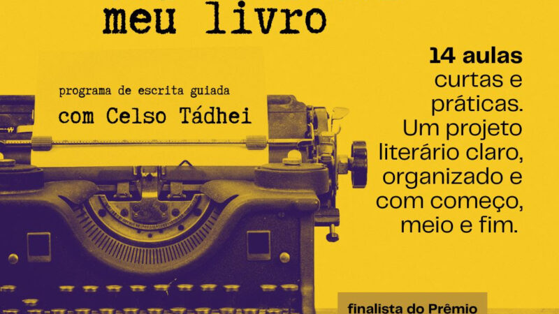 Celso Tádhei lança curso online para escrever livros