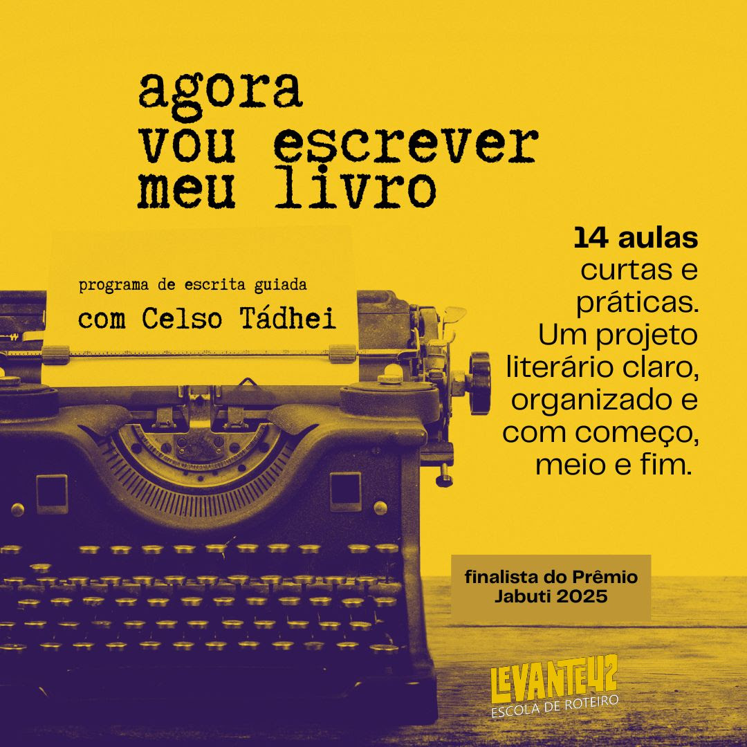 Celso Tádhei lança curso online para escrever livros