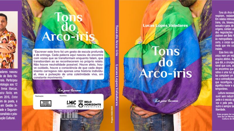 Lançamento do livro “Tons do Arco-Íris” leva narrativas LGBTQIAPN+ ao Centro de Referência das Juventudes