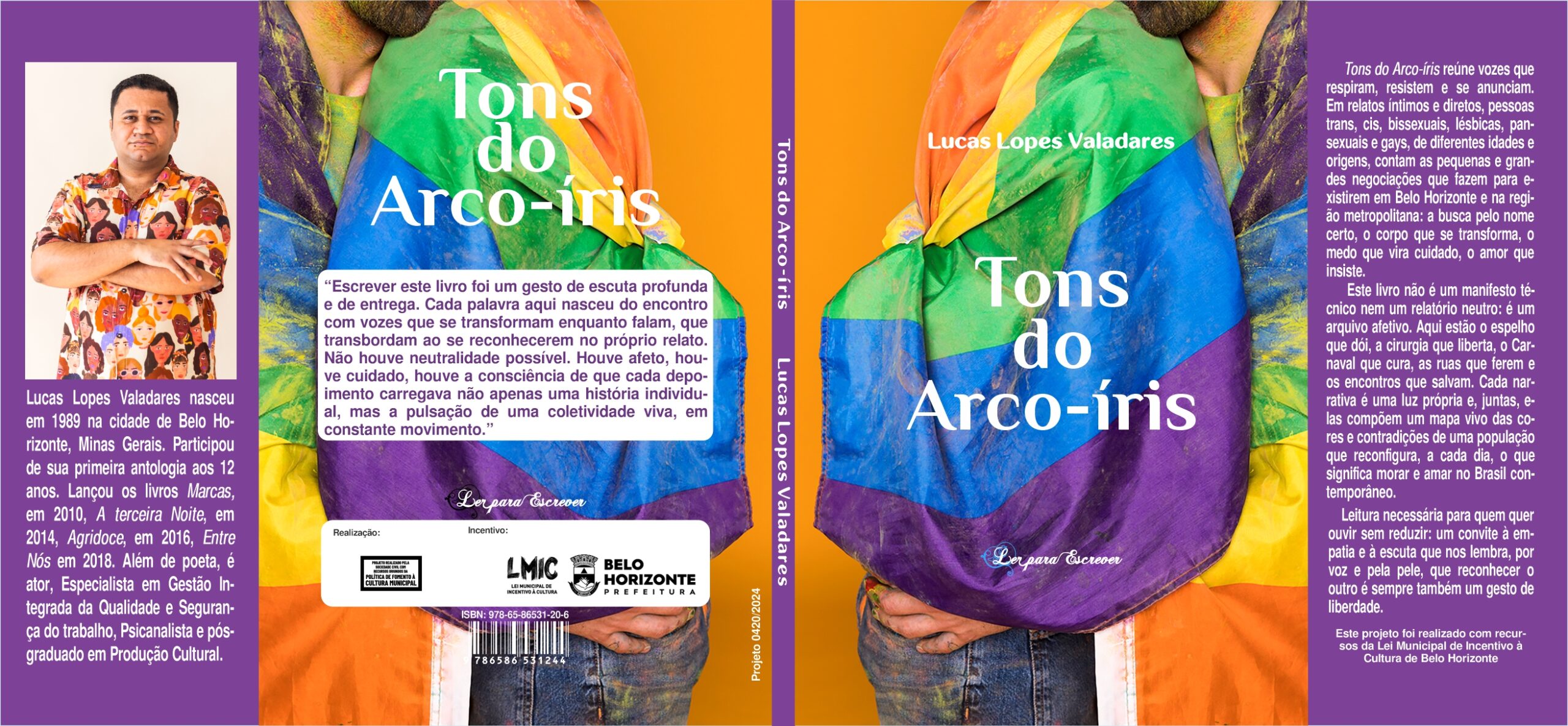 Lançamento do livro “Tons do Arco-Íris” leva narrativas LGBTQIAPN+ ao Centro de Referência das Juventudes