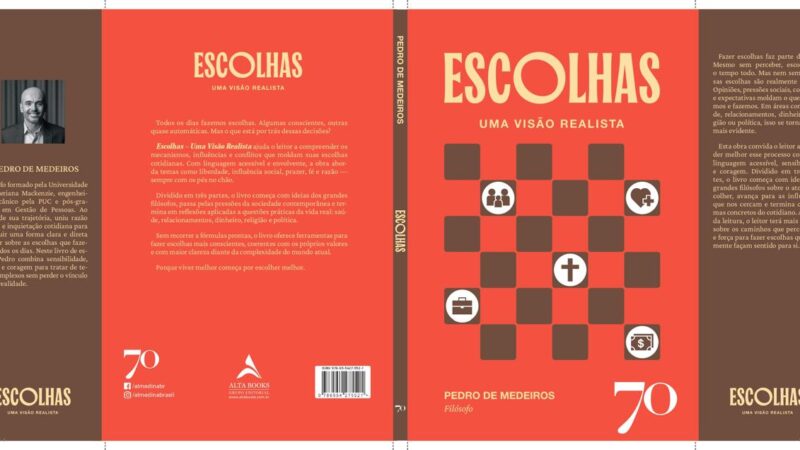 Autor lança “Escolhas – Uma Visão Realista” no Flipoços