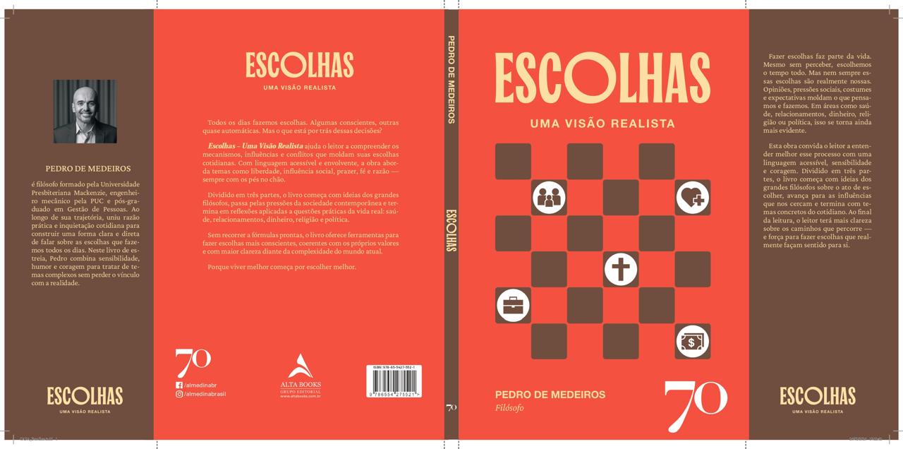 Autor lança “Escolhas – Uma Visão Realista” no Flipoços