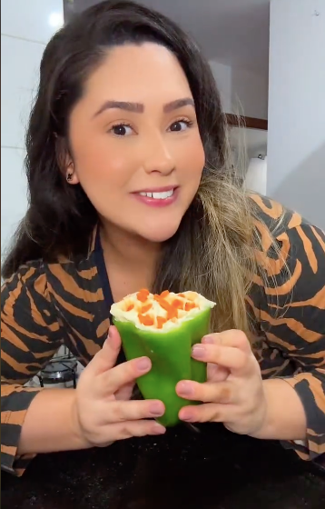 Pimentão com cream cheese vira trend nas redes