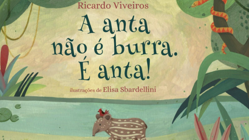 Ricardo Viveiros lança livro infantojuvenil “A anta não é burra. É anta!” em São Paulo