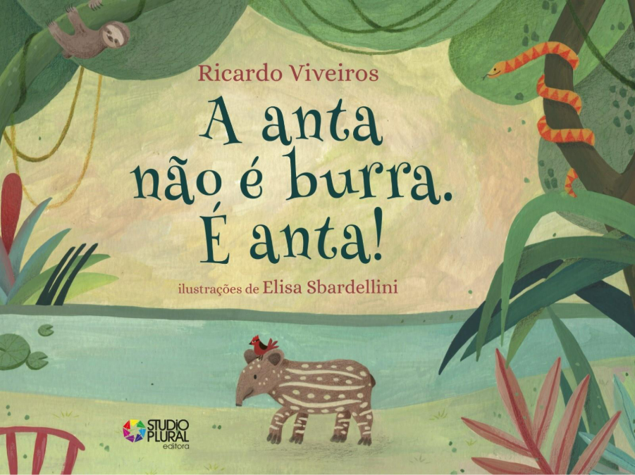 Ricardo Viveiros lança livro infantojuvenil “A anta não é burra. É anta!” em São Paulo