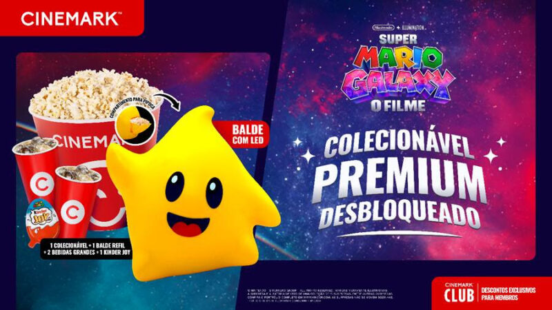 Kinder Joy e Cinemark lançam ação com Super Mario