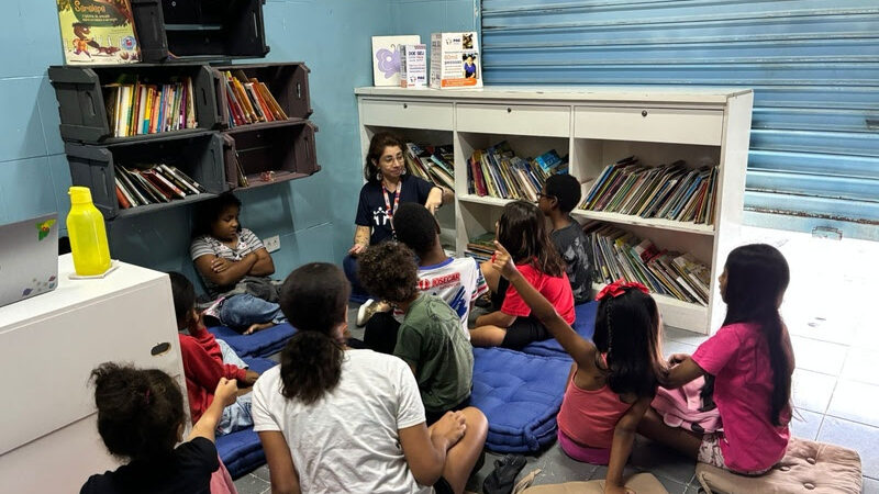 Biblioteca na periferia de São Paulo amplia acesso à leitura e impacta mais de 120 crianças por dia