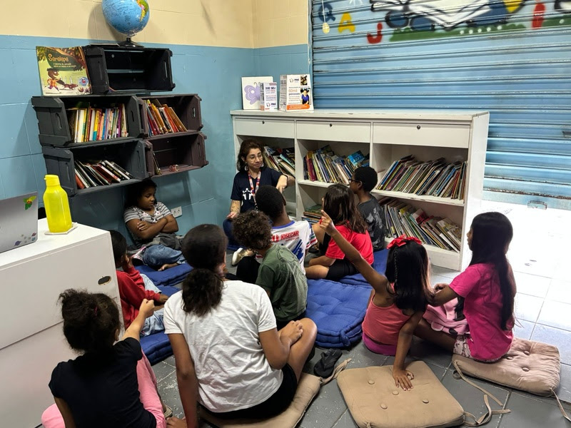 Biblioteca na periferia de São Paulo amplia acesso à leitura e impacta mais de 120 crianças por dia