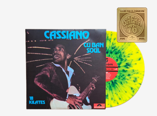 Cassiano tem álbum clássico relançado em vinil em 2026