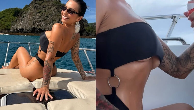 “Usei sem saber que não podia”, diz influenciadora ao questionar uso de bronzeador em Noronha