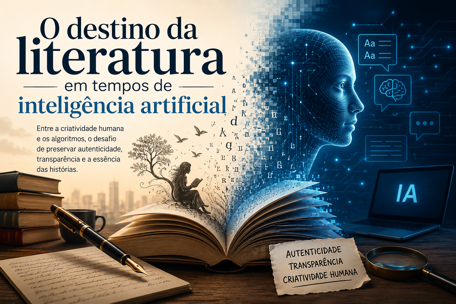 IA desafia confiança no mercado literário