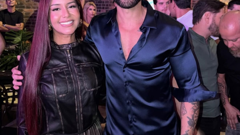 Priscila Senna firma parceria com Gusttavo Lima