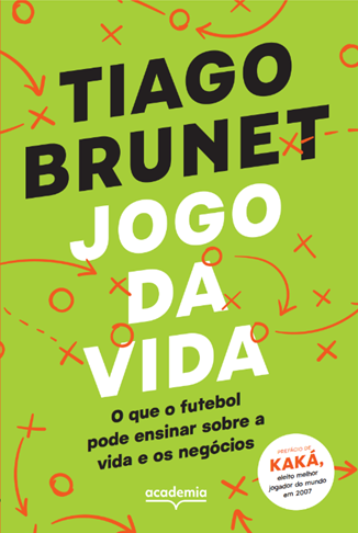 Tiago Brunet lança livro inspirado no futebol