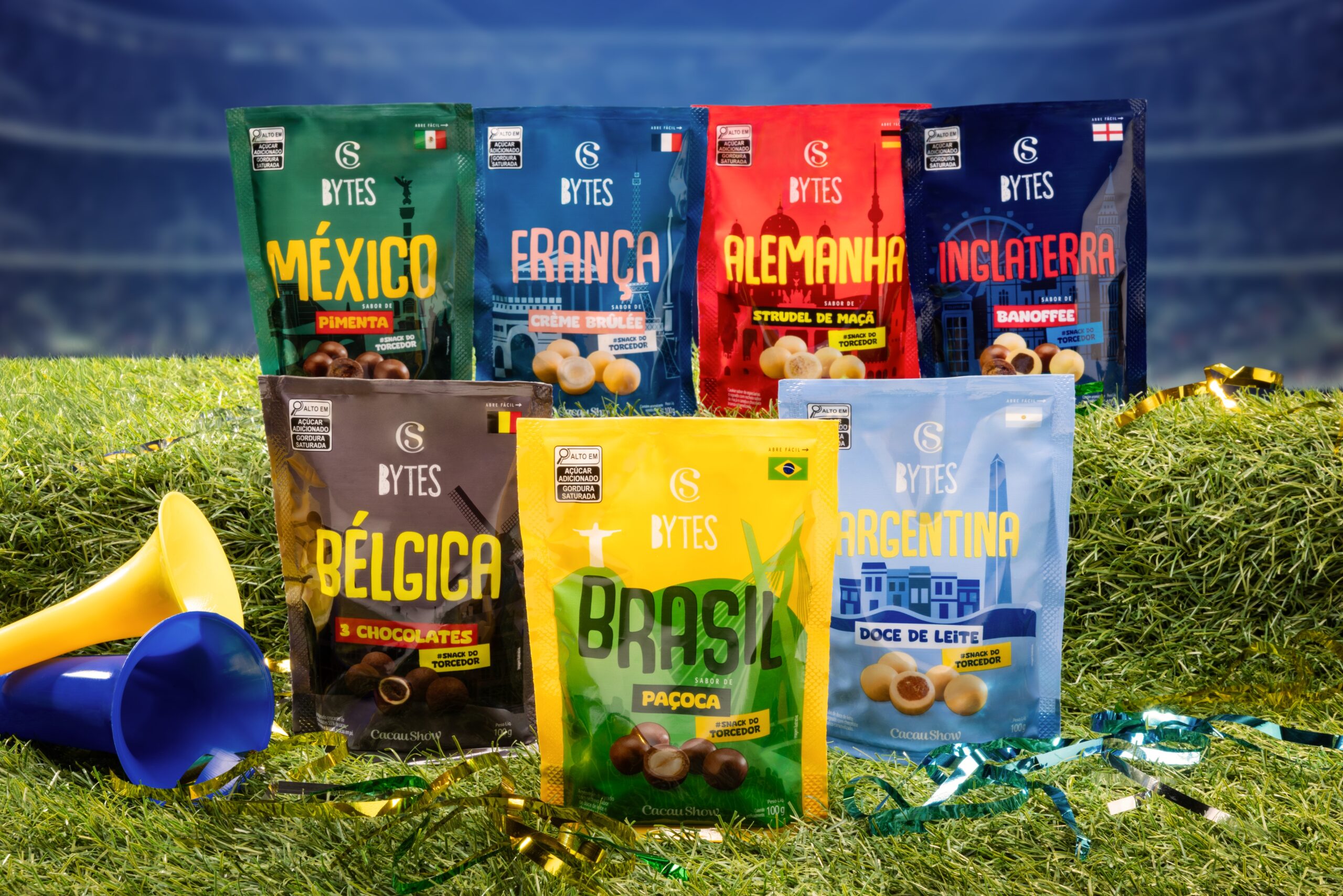 Cacau Show lança linha Bytes com sabores globais