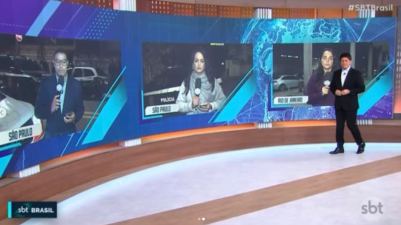 Lisa Gomes estreia no SBT Brasil e faz história no jornalismo