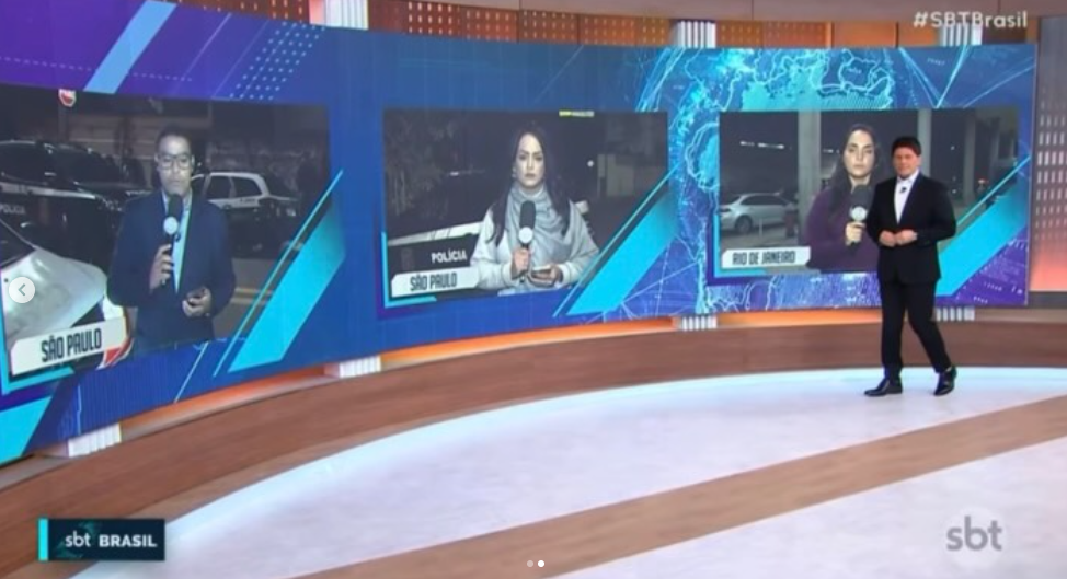 Lisa Gomes estreia no SBT Brasil e faz história no jornalismo