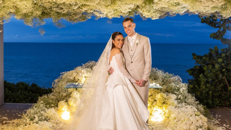 Róger Guedes celebra casamento luxuoso no Ceará