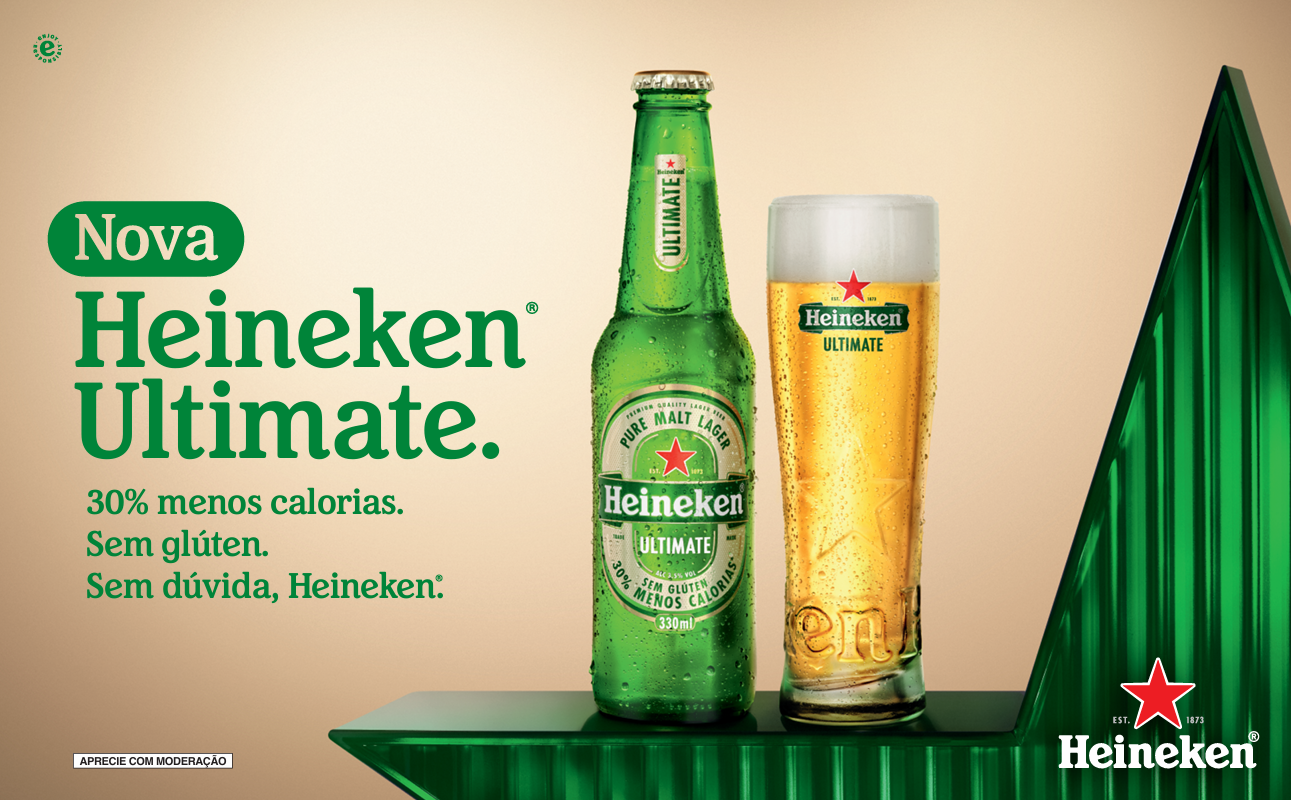 Heineken Ultimate chega ao Brasil com menos calorias