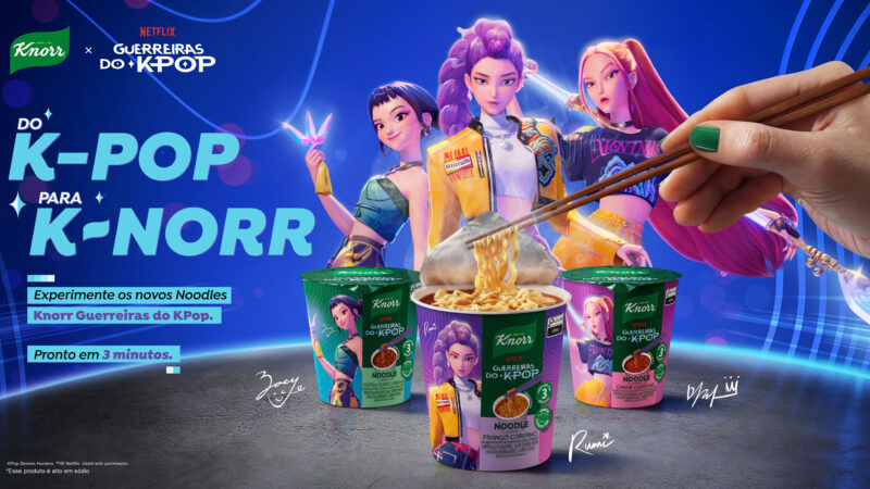 Knorr Noodles lança edição com Guerreiras do K-Pop
