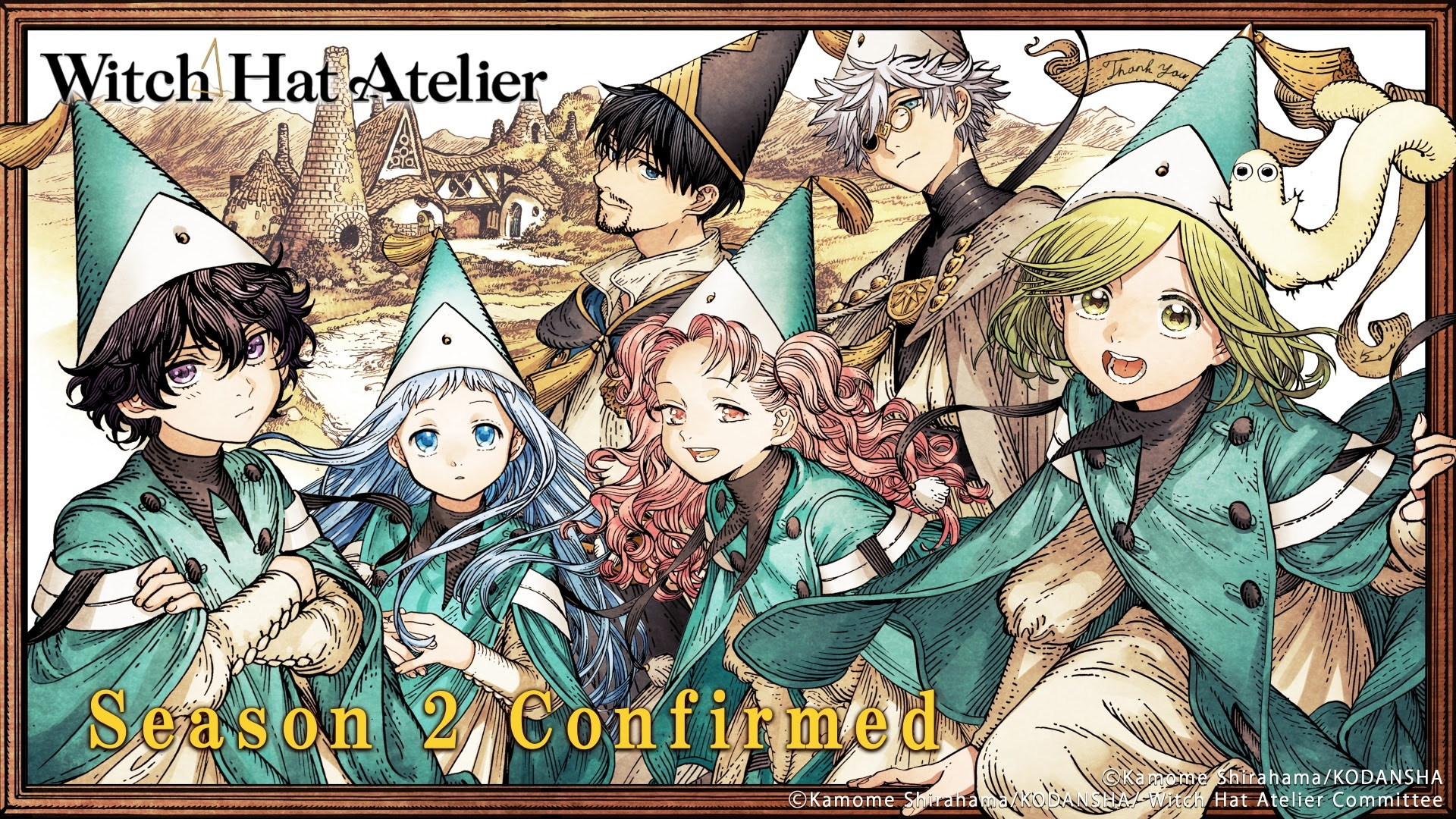 Crunchyroll confirma 2ª temporada de Witch Hat Atelier