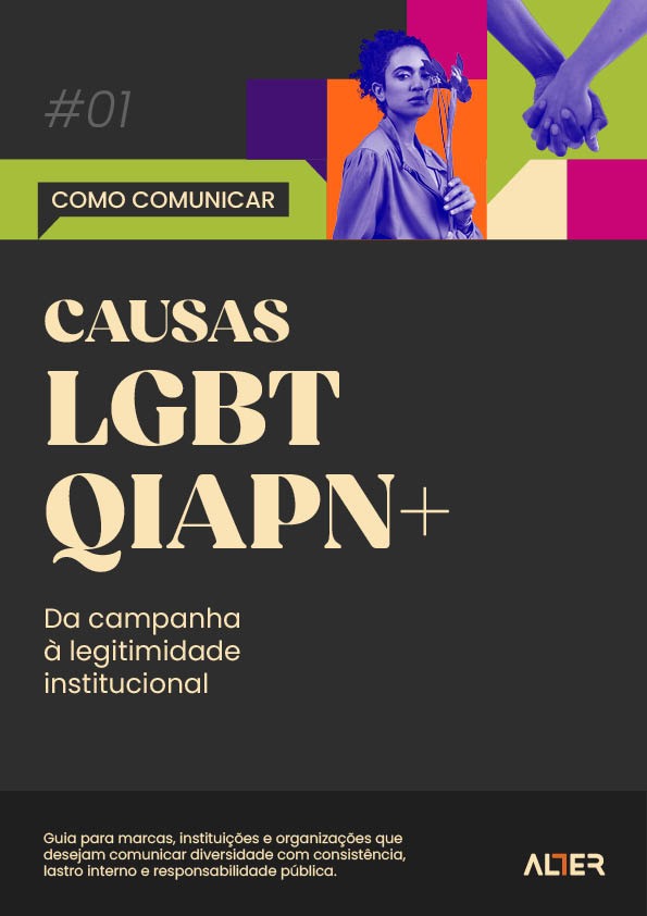 Alter lança e-book sobre narrativas LGBTQIAPN+