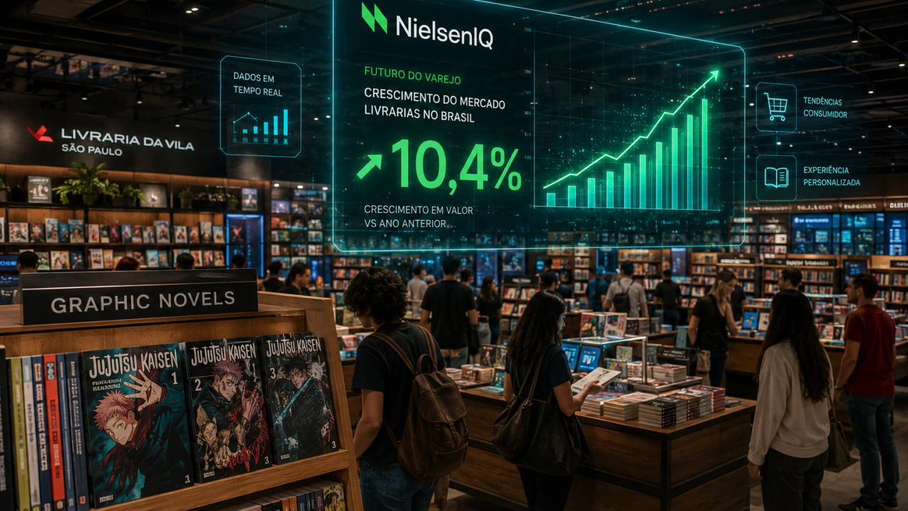 Mercado de livros cresce 13,3% no primeiro semestre