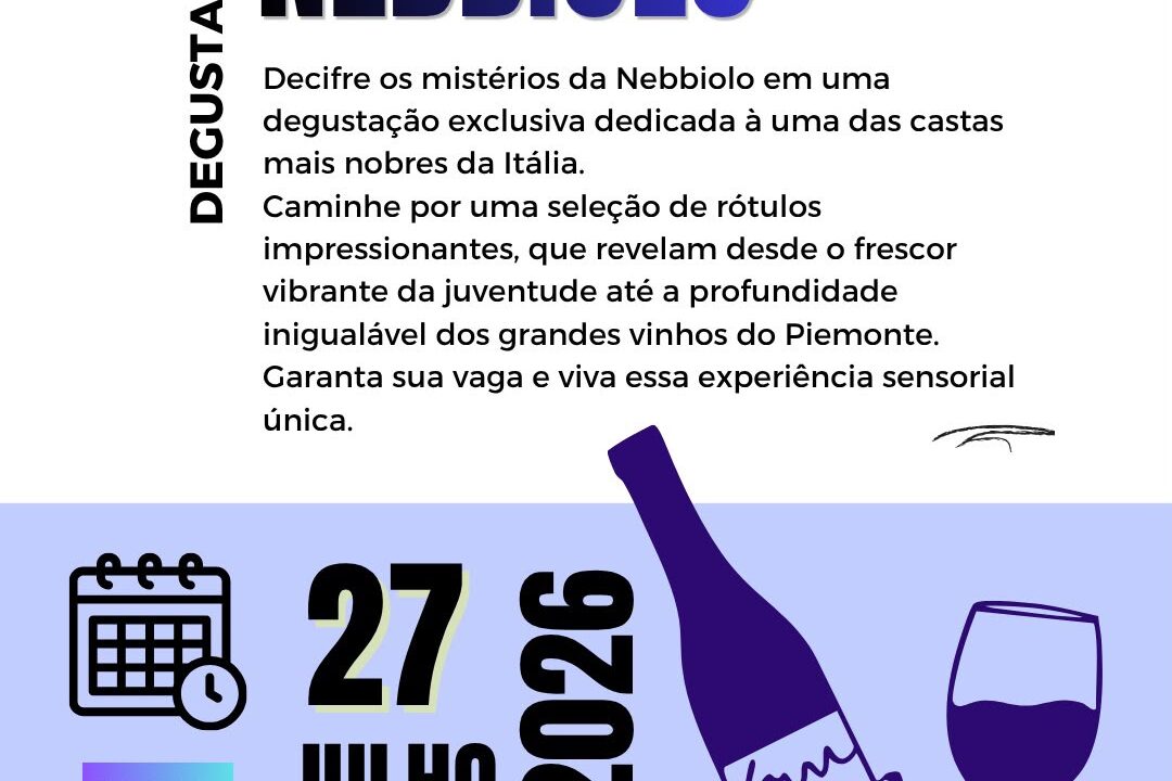 Degustação de Nebbiolo destaca a uva italiana em São Paulo