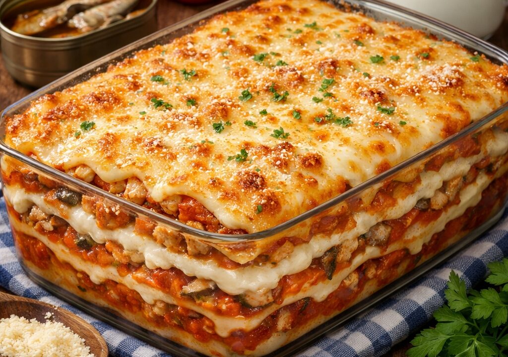 Dia da Lasanha: receitas nutritivas com enlatados