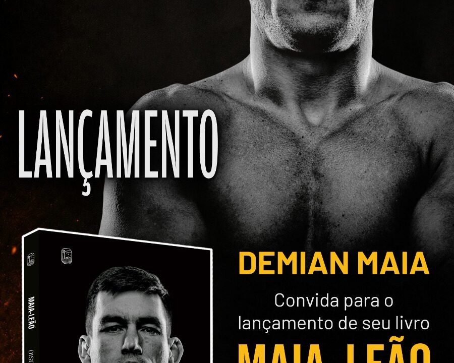 Demian Maia lança biografia sobre carreira no MMA