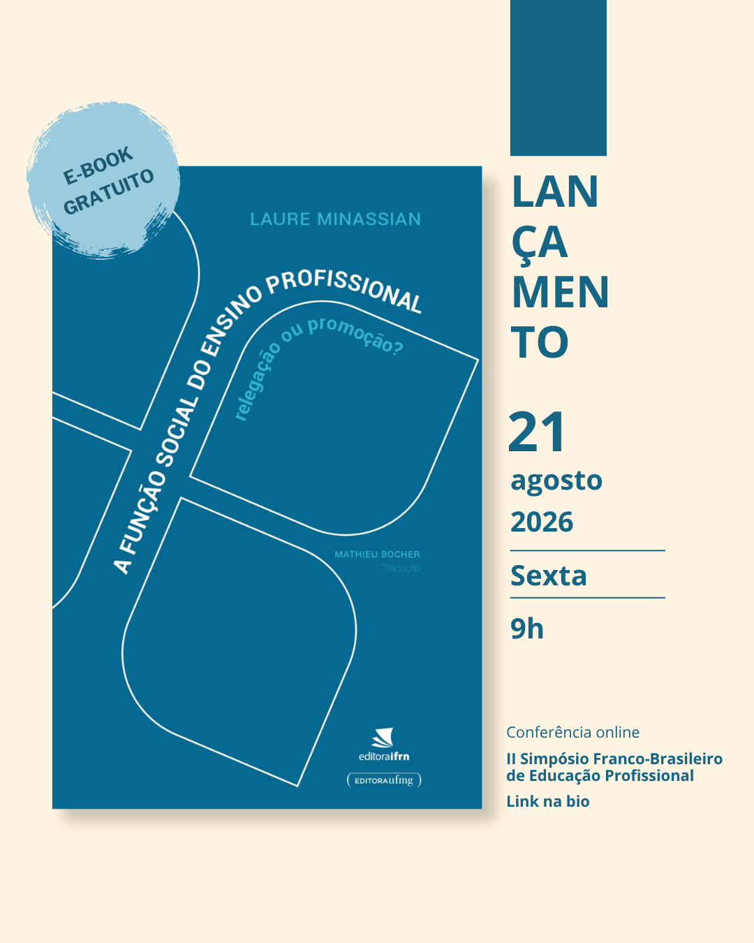 Livro debate função social do ensino profissional em simpósio