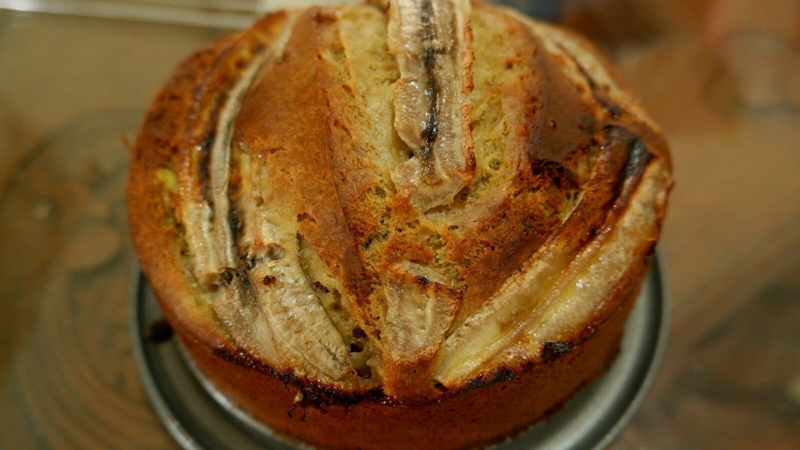 a close up of a cake on a plate on a table