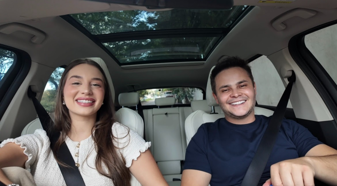Duda Rubert estreia “No Volante” com Matheus no YouTube