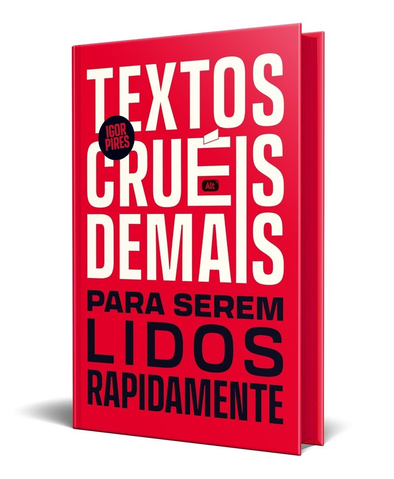 Livro Textos cruéis demais ganha edição comemorativa de 10 anos