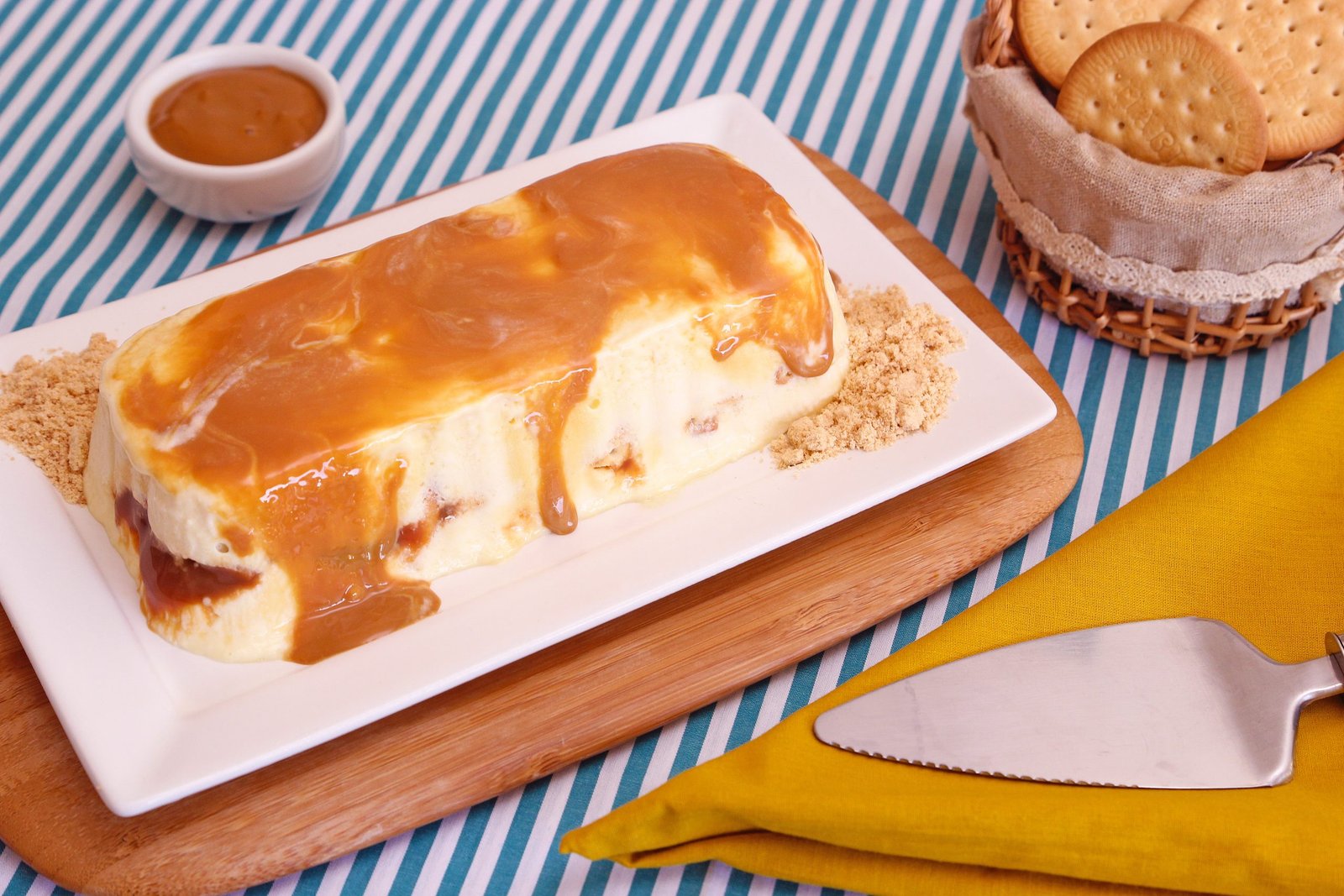 Bolo gelado bem-casado é opção de sobremesa para o fim de semana