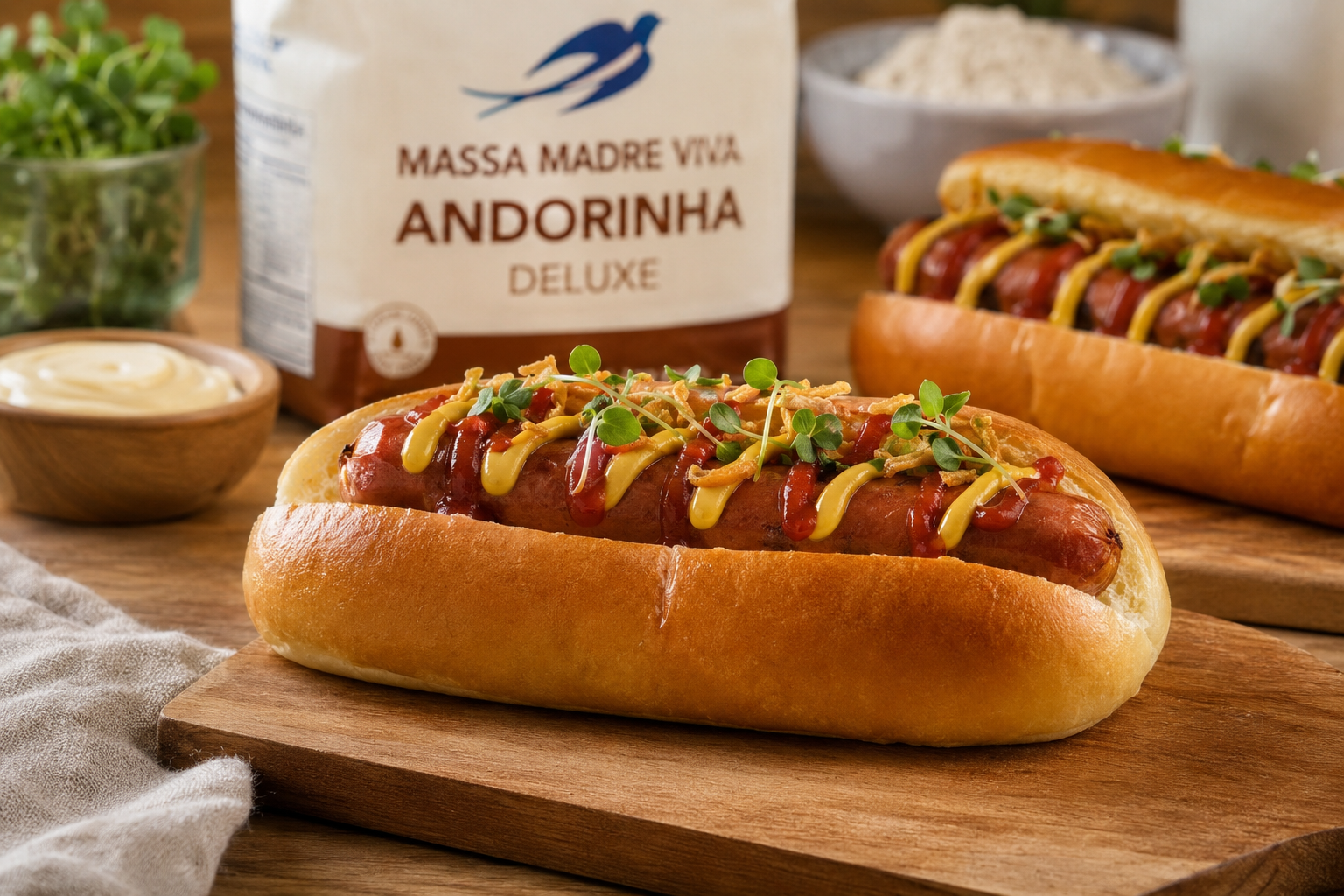 Hot Dog Brioche Deluxe ganha versão com massa madre
