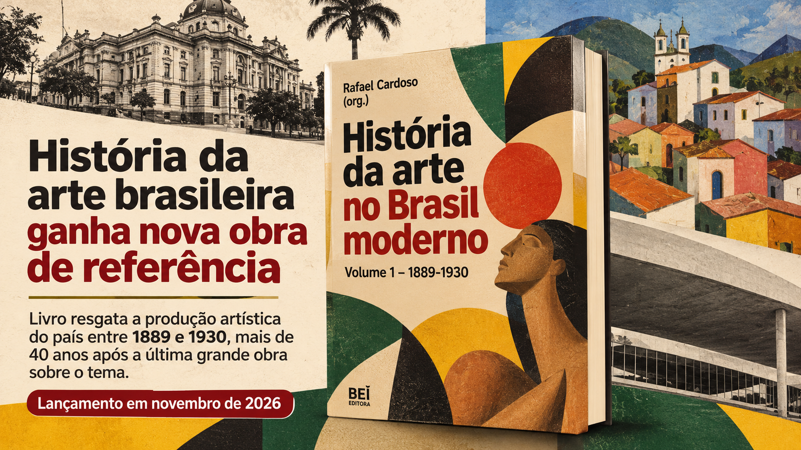 Livro resgata história da arte brasileira após 43 anos