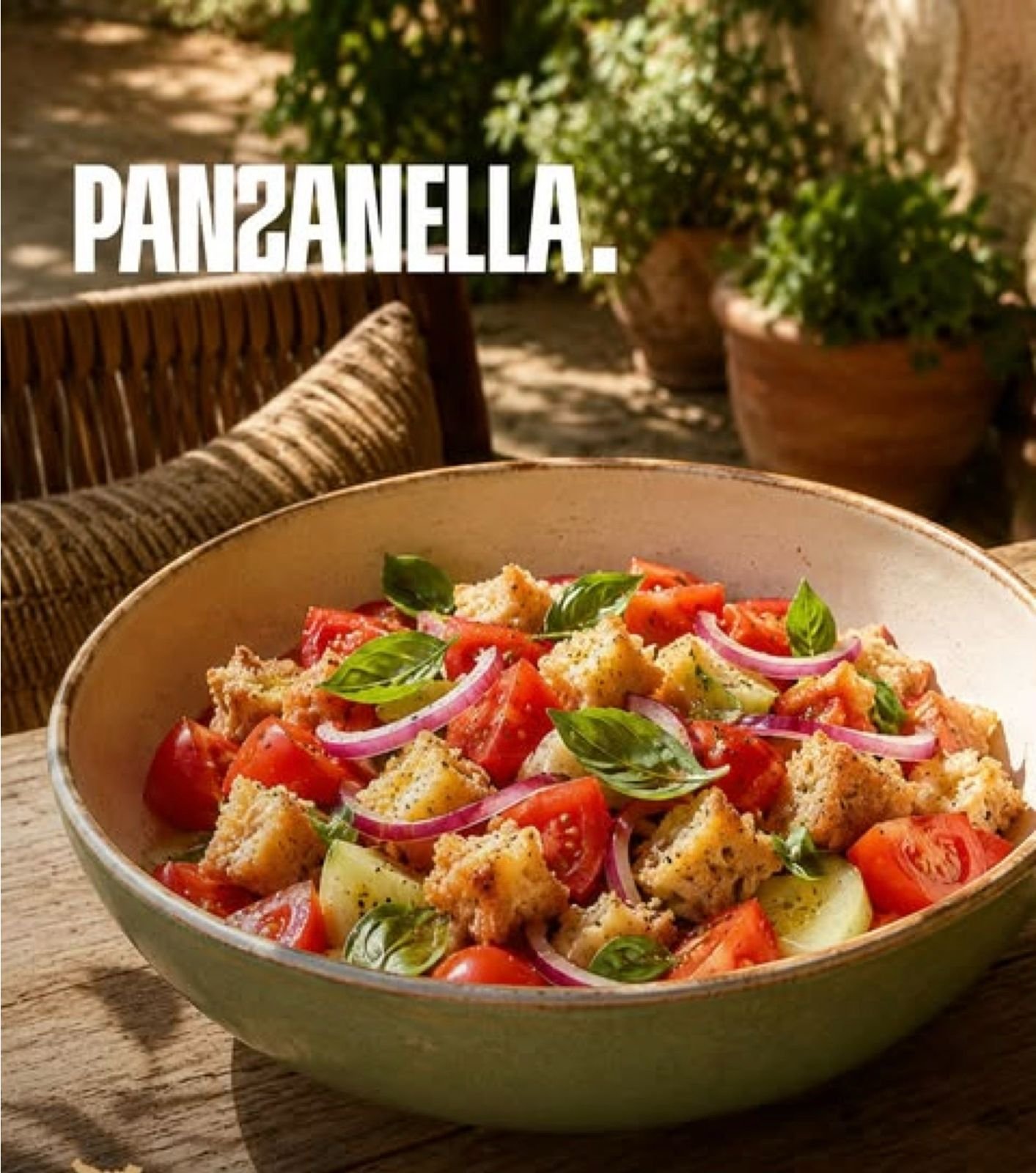 Panzanella: receita toscana aproveita pão amanhecido