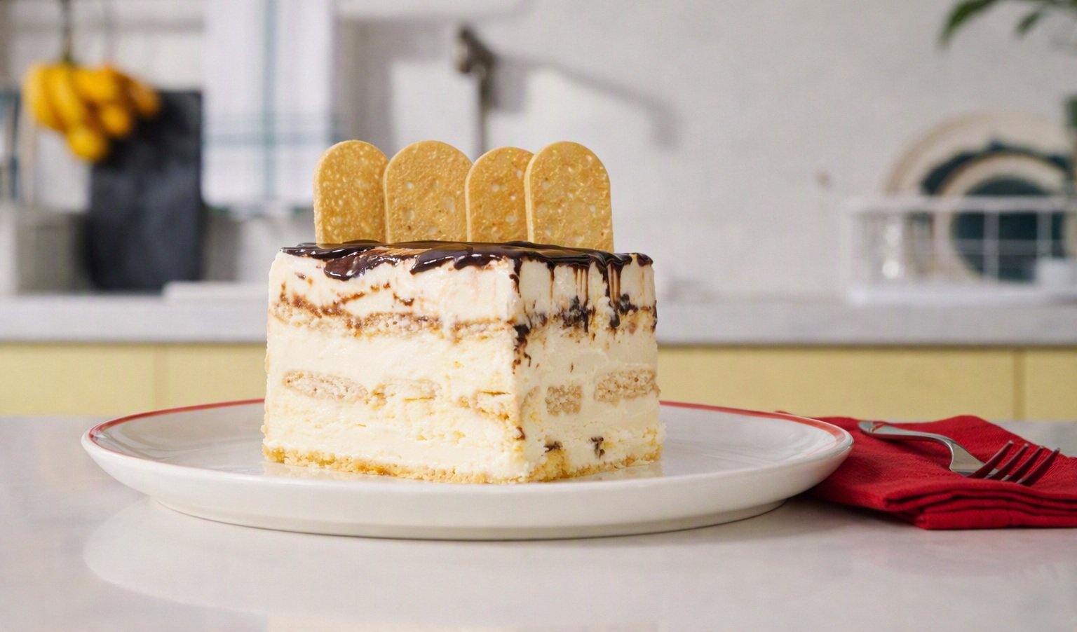 Torta de sorvete com chocolate é opção para o fim de semana