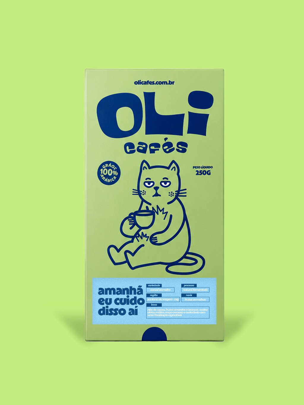 Oli Cafés lança café especial com nome sobre procrastinação