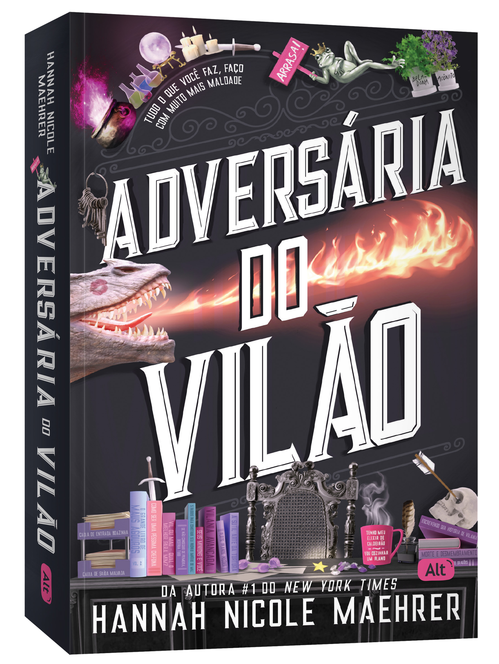 Adversária do Vilão chega ao Brasil pela Globo Livros